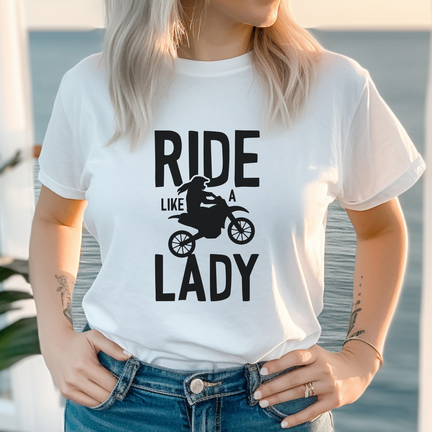Ride Like A Lady T-Shirt