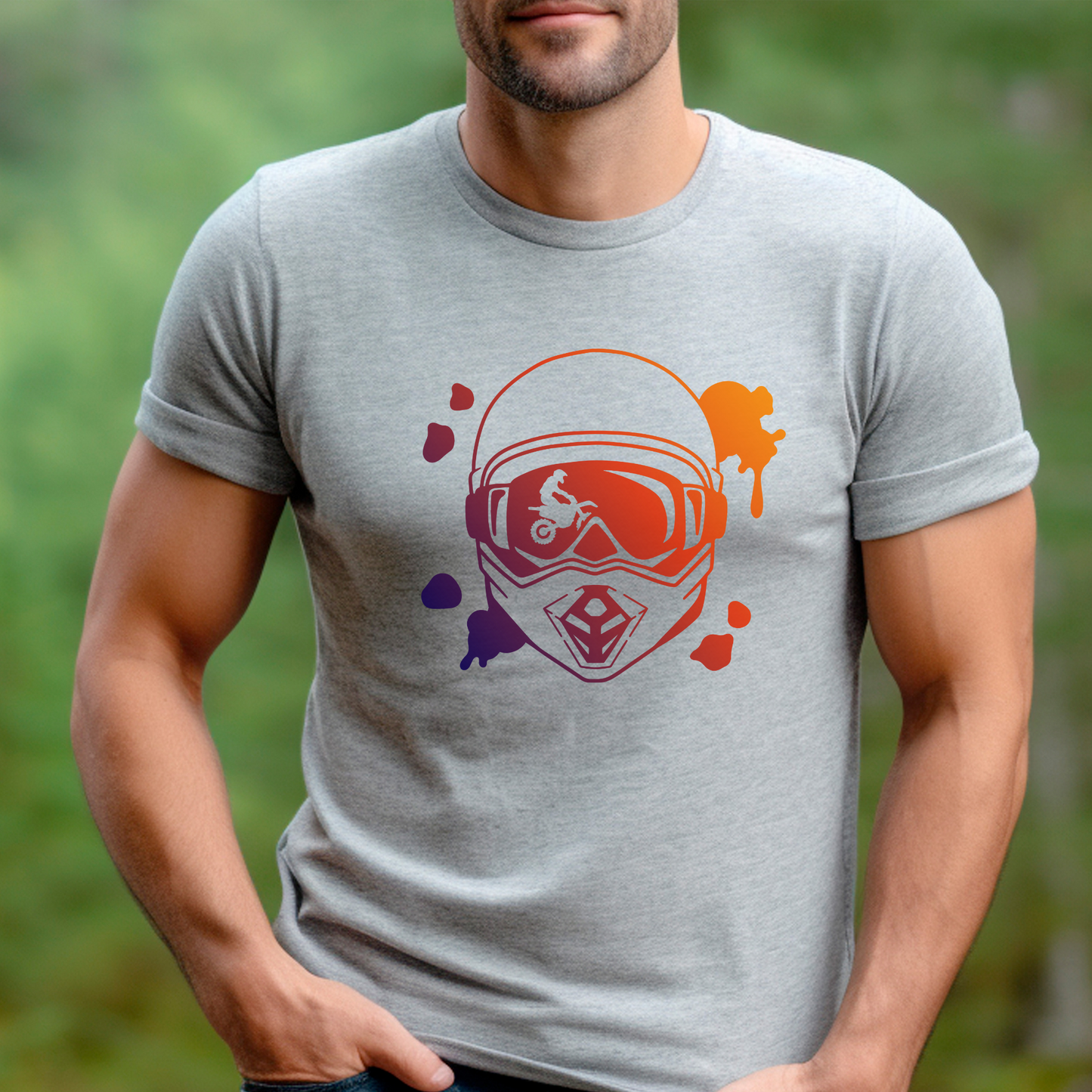 Sunset Helmet T-Shirt