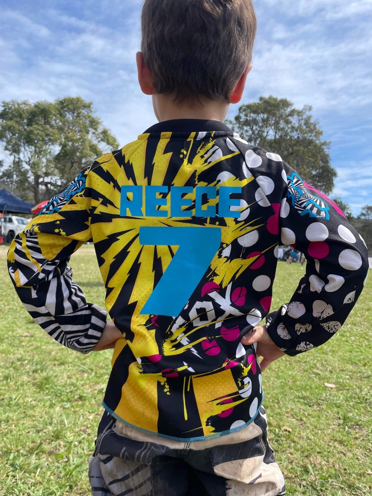 CUSTOM MOTOCROSS JERSEY NAME AND NUMBERS